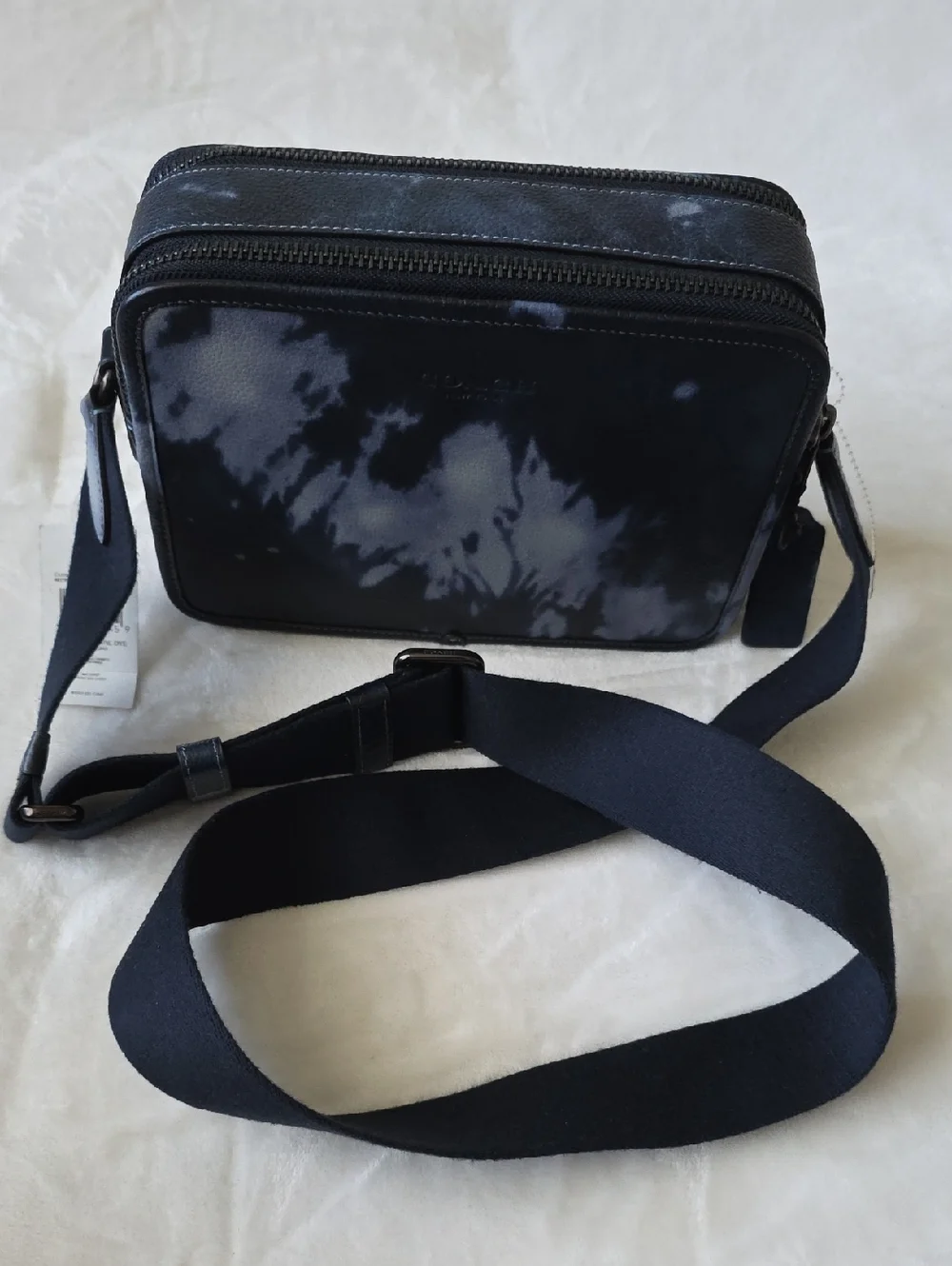 Coach Charter Crossbody Bag 24 in‎ Midnight Navy Tie-Dye.